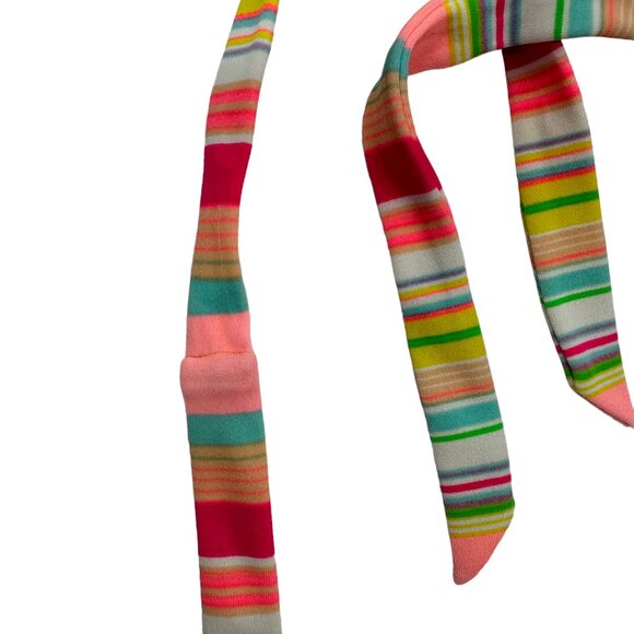 Victoria's Secret Bright Stripes Halter Swim Top (L) - Picture 6 of 8